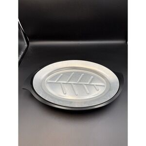 Vintage Nordic Ware Steak Fajita Sizzler Plate Platter Server No 1112